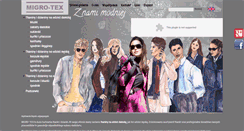 Desktop Screenshot of migro-tex.pl